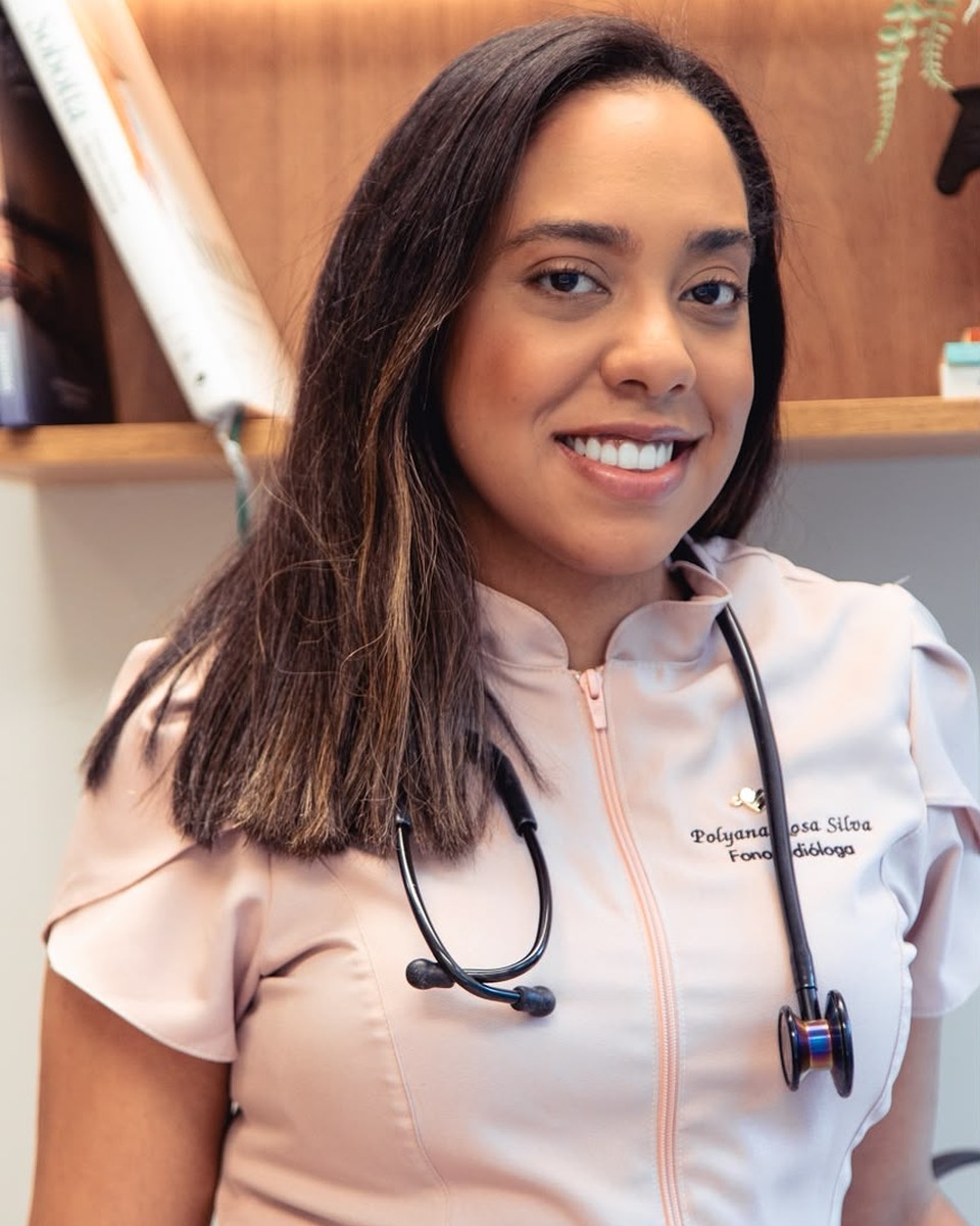 Polyana Rosa em seu consultório